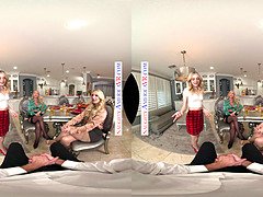 Demi Hawks & Rachael Cavalli in Thanksgiving Intrigue: Scandalous Encounters with Virtual Reality Pornstars Alexis Malone & Dan