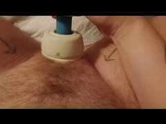 Enthousiasteling, Grote kietelaar, Europees, Masturbatie, Alleen, Vibrator