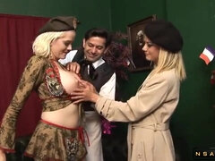 Enticing Milfs In Lingerie Share Their Lust For Hard Fuck