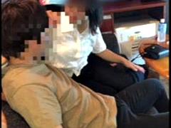 Enthousiasteling, Aziatisch, Lieveling, Naakte man aangeklede vrouw, Fetisj, Japaans, Zoenen, Kantoor