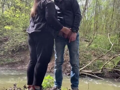 MILF Mother-in-Law Catches Daughter & Fucks Me Outdoor - Big Ass Ukrainian Amateur