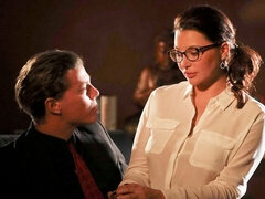 Duży tyłek, Duży kutas, Duże cycki, Obciąganie, Brunetka, Styl na pieska, Mamuśka