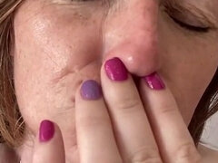 The Best Smell in the World! Sniffing My Pussy Scented Fingers Is Addictive