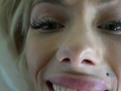 Blondine, Blasen, Besamung, Fussjob, Handjob, Öl, Pov, Titten