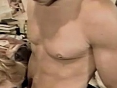 College dudes have a cock sucking party in the bedroom