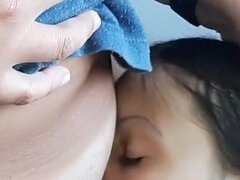 아마추어, 흑갈색 머리, 레즈비언, 보지