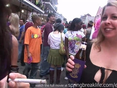 Bourbon Street Party - Public Nudity