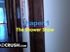 Dadcrush - stellar stunner caught dirty old man holding her smartphone while he strokes off his knob