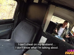 Juggy Russian taxi driver seduces and fucks married man