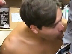 Youngperps - Bratty Attitude Twink Gets Asshole Pulverized by Hung 2 Security Guards