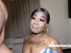 damm Cokaiine Staxxx has a fat ghetto booty getting fucked bbc french boy