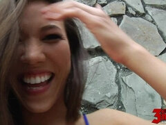 Show us your amazing body Kalina Ryu now play with your pussy yep perfect!