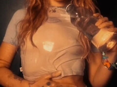 18, Amatör, Rumpa, Fetisch, Piercing, Tatuering, Tonåring