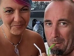 We Trying Our Piss with Straw From an Ostrich Egg Shell