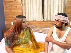 Indian Stepmom Deep Throats Servant's 8 Inch BBC - Hardcore Rough Sex & Cum in Mouth