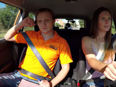 Enthousiasteling, Grote kont, Auto, Hondjeshouding, Likken, Buiten, Kut duiken