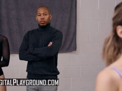 Gianna Dior & Molly Stewart get their digital audition in with Ricky Johnson