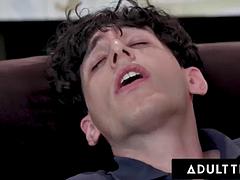 ADULT TIME - PAWG Stepmom Lauren Phillips Catches Scrawny Stepson Jerking Off And Gets HUGE CREAMPIE