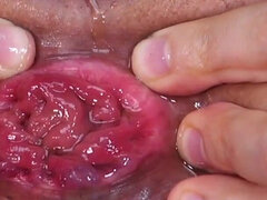 Gape Pink Prolapse Stretch Skinny Asian