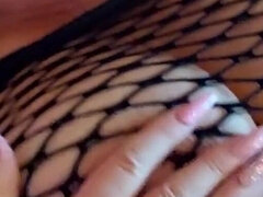 Vrouw, Omie, Masturbatie, Rijpe lesbienne, Orgasme, Kut duiken, Strak, Tieten likken