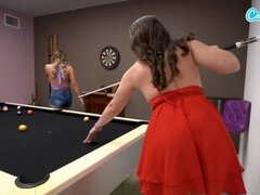 Thick MILF Stepmoms Lolly Dames and Mandy Waters in Pussy Licking Action