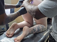 Amatoriale, Bella grossa formosa, Culo grosso, Capellona, Latina, Tatuaggi, Terzetto
