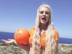 Blonde Bombshell JayJay Pink Seduces German Scout in Outdoor Fuck