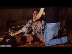 Bondage sadomaso, Bionda, Fetish, Hardcore, Hd, All'aperto, Rossa, Legati