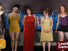 Hot Lesbian Strip Basketball Game - Zayda J Loses Bet & Gets Naked