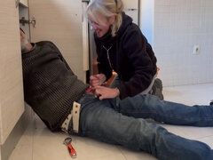 Hot Wife Blowjob To The Plumber In The Kitchen With Cum In Mounth 13 Min