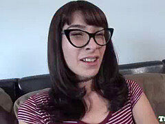 Dormitorio, Gafas, Transexual, Solo