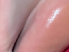 Real Amateur Sexy Enjoying Oily Soles