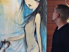 Amatör, Stor kuk, Blondin, Söt, Ansiktsbehandling, Slick, Mager, Tuttar