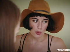 Duży kutas, Obciąganie, Brunetka, Kutas, Rodzina, Cipka, Ogolona, Chudy