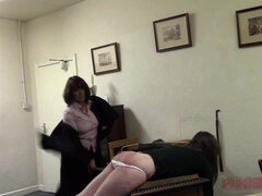 school girl caning - Amateur Porn