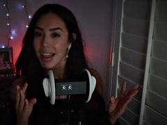 Beautiful Latina Ear Licking ASMR