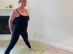 Yoga workouts ends up for my stepmom with crazy sex