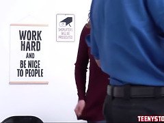 Big tits MiILF Richelle Ryan fucked by officer after get caught shoplifting jewelry