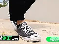 귀여운, 깊은목구멍, Hd, 마사지, 타는, 면도된, 볶다, 청소년