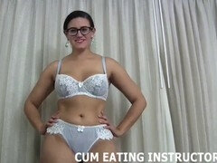 Bondage discipline sadomasochisme, Sperma in mond, Dominatie, Dominante vrouw, Masturbatie