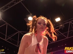 Ella Hughes And Marc Rose - Teen 18+ Machine Vs Bulldozer In Wild And Crazy Wrestling