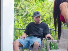 Stepmom's Outdoor Photoshoot Turns Wild - Big Cock Blowjob & Doggy Style Fucking