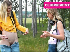 18, Baben, Klubb, Fingering, Lesbisk, Slick, Fitta, Tonåring