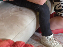 I Caught My Stepson Jerking off and He Asked Me to Help Him so I Did