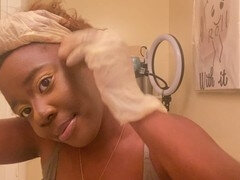 Naked and prepped with me: gorgeous glam makeup everyday routine tutorial with Alliyah Alecia