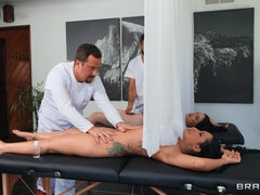 Tussi, Blasen, Verrückt, Schwanz, Lecken, Orgie, Muschi, Titten