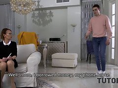 Cumizás, Gesztenyebarna, Kugár, Hd, Érett koros, Terhes, Harisnya, Tanár nő
