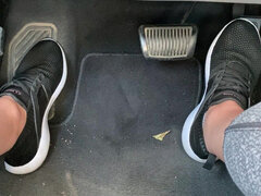 Amador amadora, Norte americano a, Carrro, Fetiche por pé, Solo chão