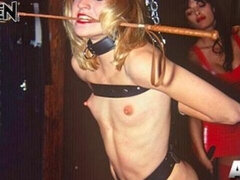Bondage disciplina dominação submissão sadismo e masoquismo, Loiroa, Botas, Couro, Lésbica, Mãe gostosa, Retrô antigo, Tetas