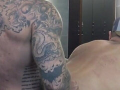 Américain, Preservatif, Public, Tatouage